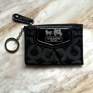 COACH card and key chain/wallet